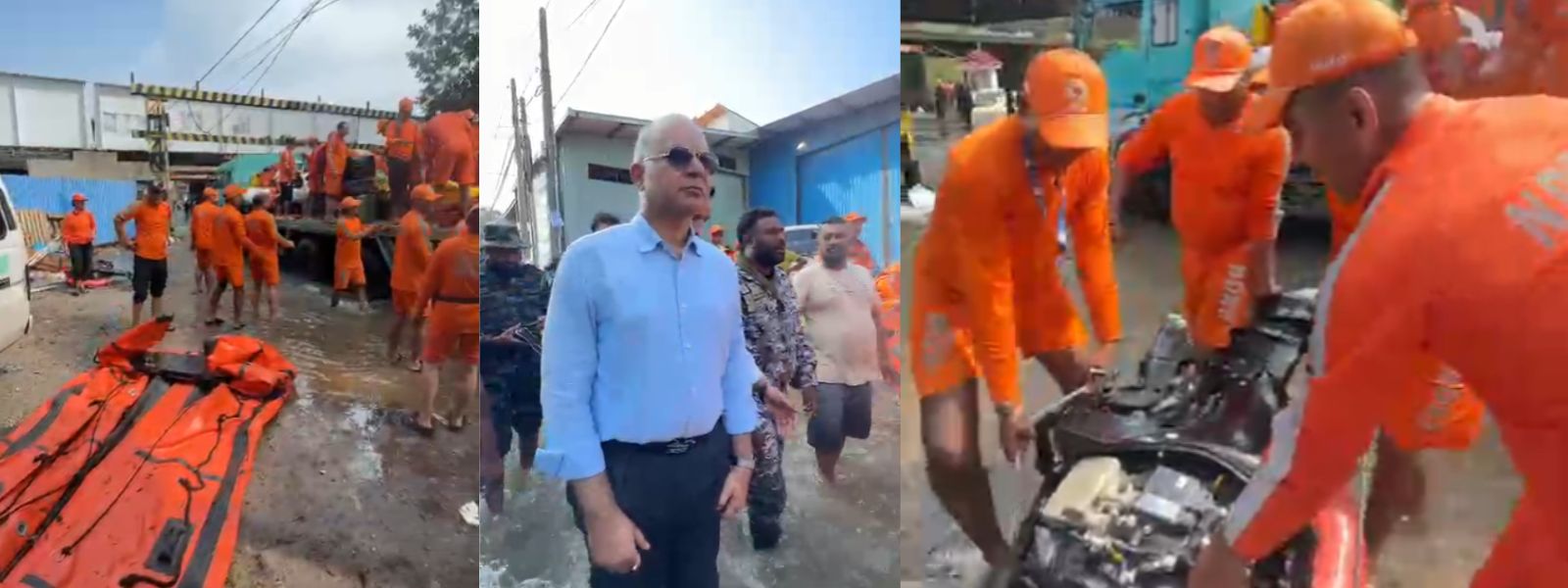 NDRF Rescues Families in Flood-Hit Colombo Suburbs